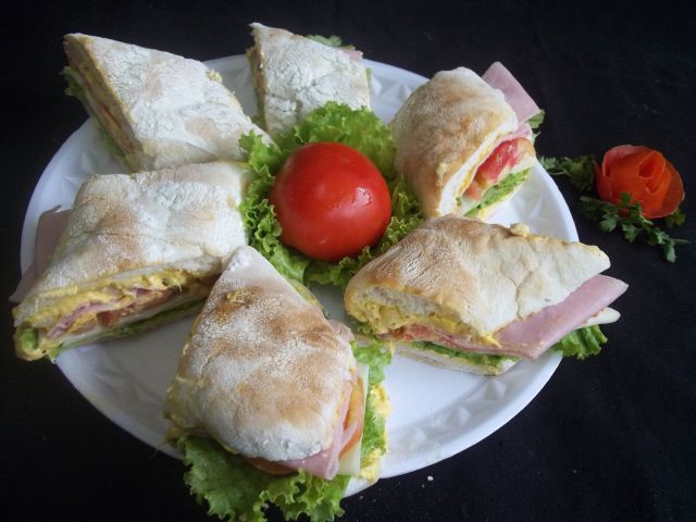 Sanduíche de Ciabatta Marroquino